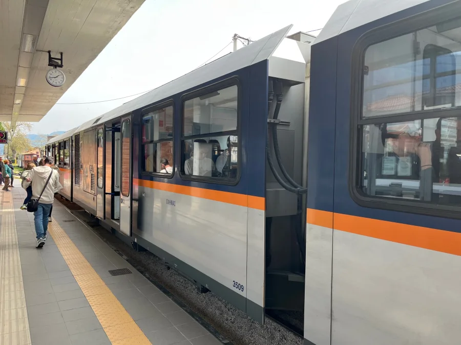 Σιδηροδρομικός σταθμός Διακοπτού, αφετηρία του Οδοντωτού