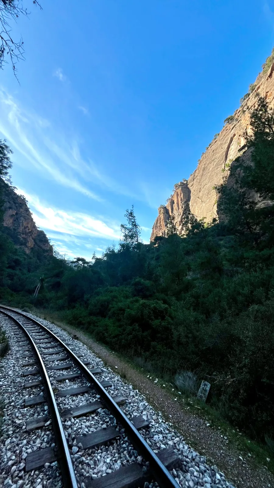 Σιδηροδρομική διαδρομή του Οδοντωτού προς τα Καλάβρυτα